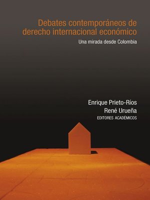 cover image of Debates contemporáneos de derecho internacional económico
